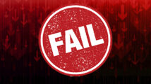 A red inked rubber stamp with the word Fail