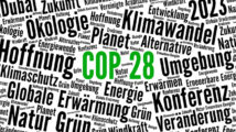 COP 28 in Dubai United Arab Emirates world cloud in German language