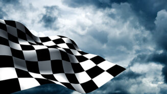 Checkered Flag finishing line race