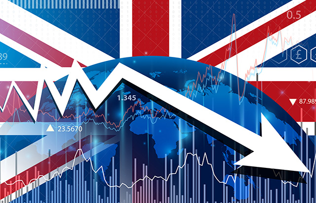 United Kingdom economy sees deepest decline on record.